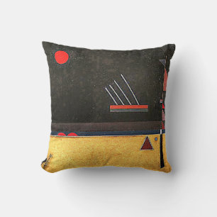 Coussin Brownish, art abstrait de Kandinsky,