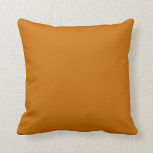 Coussin Browny Orange (couleur solide) 