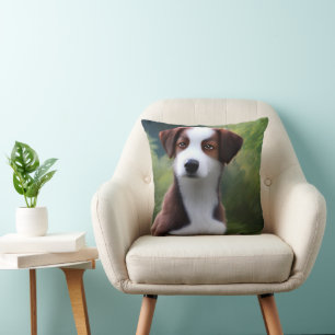 Coussin Bruce The Border Collie Puppy, Cushion