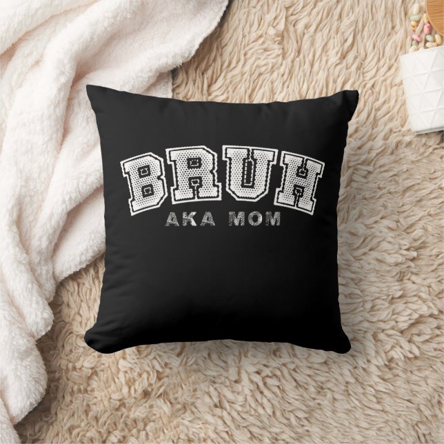 Coussin Bruh Aka Maman Amusante Fête des Mères Rétro Vinta (Couverture)