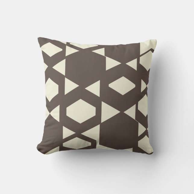 Coussin Brun beige (Recto)
