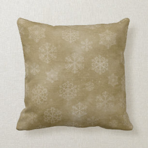 coussin brun de MoJo d'Américain de Noël d'hiver