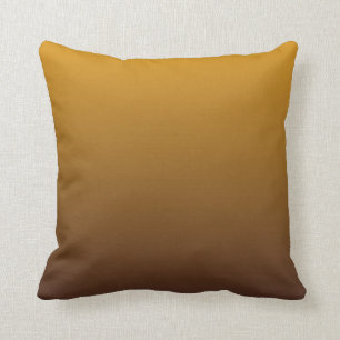 Coussin Brun épicé Ombre d'or