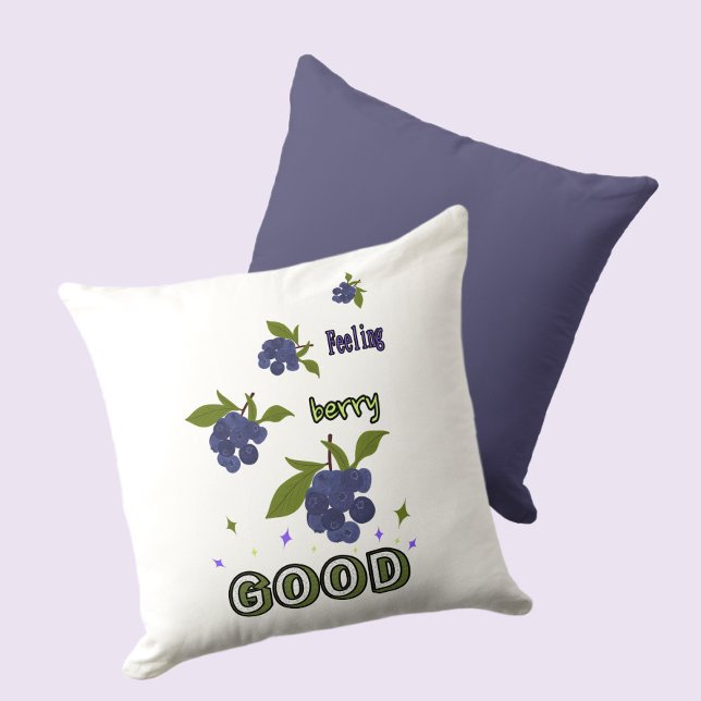 Coussin Brunches de bleuets (Créateur téléchargé)