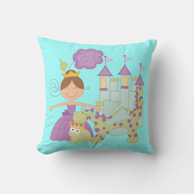 Coussin Brunette Princesse (Recto)