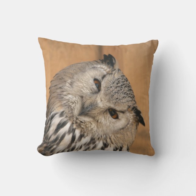 Coussin Bubo bubo sibiricus (Recto)