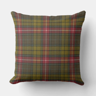 Coussin Buchanan Patiné Tartan Carré original