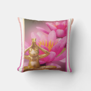 Coussin BuddhaToday Grenouille Fleurie #5 Vol. 3 Image ave