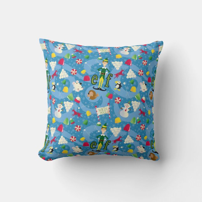 Coussin Buddy le Motif de dessin animé Elf (Recto)