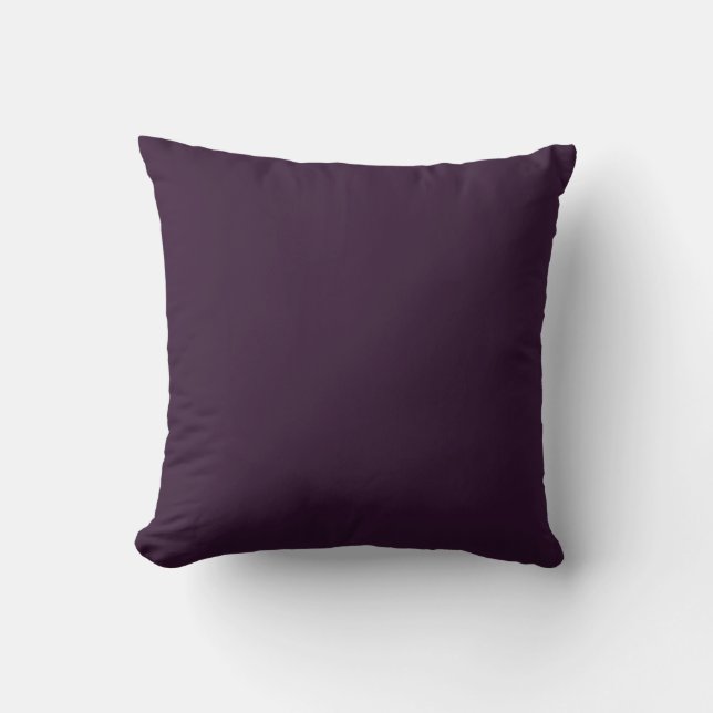 Coussin BUDGET PLUM PURPLE Modèle monochrome (Recto)