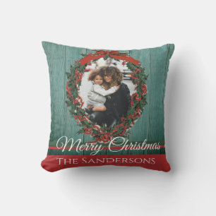 Coussin budget Russe Vintage Carte de Noël photo