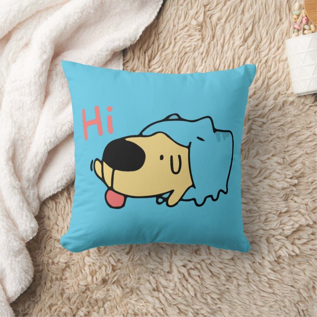 Coussin BugCat Capoo chat et chienDog, Kawaii Comic Chien  (Couverture)