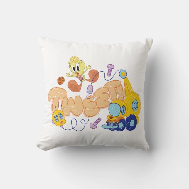 Coussin BUGS BUNNY BUILDERS™| Croquis de TWEETY™ (Recto)