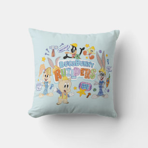 Coussin BUGS BUNNY BUILDERS™ Groupe de croquis d'art
