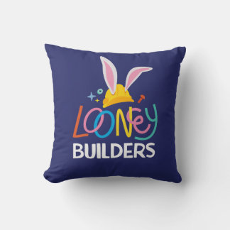 Coussin BUGS BUNNY BUILDERS™| Logo empilé Casque de Chanti