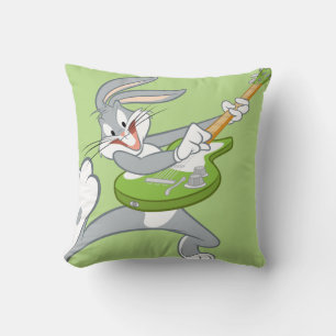 Coussin BUGS BUNNY™ Rocking sur guitare