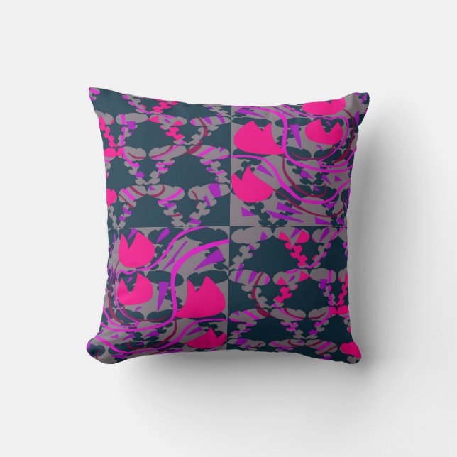 Coussin Bulbes de tulipes Roses (Recto)