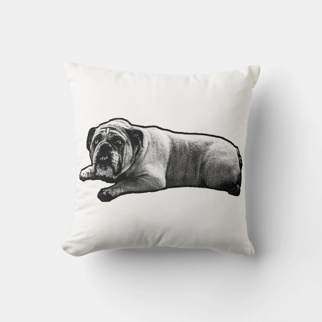 Coussin Bulldog Dream Corner (Recto)