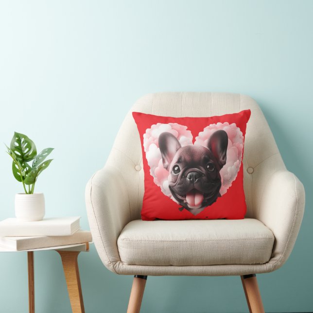 Coussin Bulldog Love (Chaise)