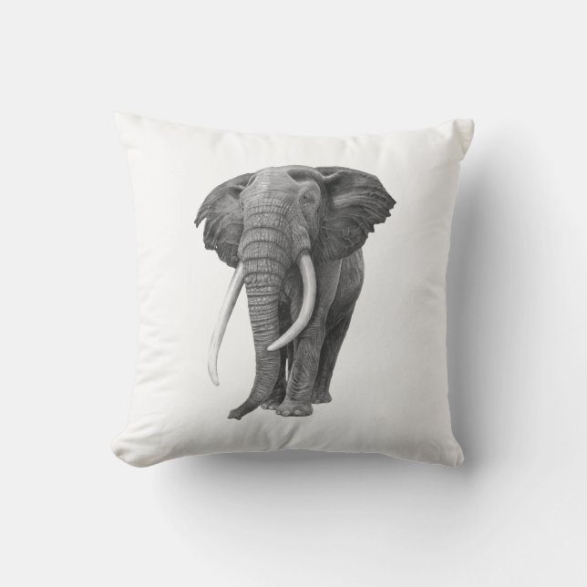 Coussin Bulle - Dessin au crayon (Recto)