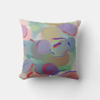 Coussin Bulles Abstraites