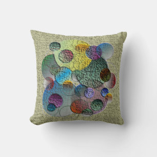 Coussin Bulles texturées