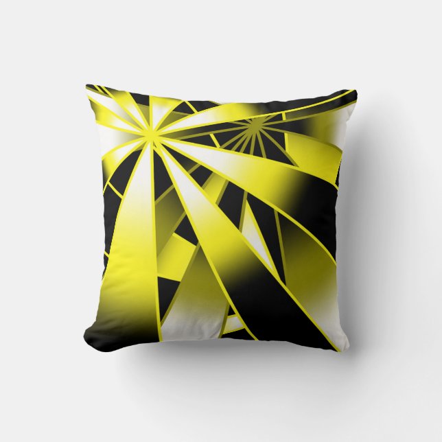 Coussin Bumblebee Gradient Couleur Remplir Perspective Des (Recto)
