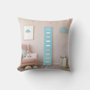 Coussin Bump to Baby Cloud Graphique de croissance