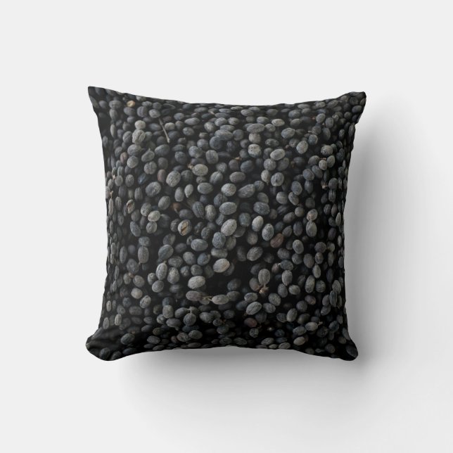 Coussin Bunch de haricots noirs (Recto)