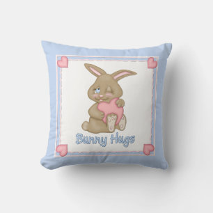 Coussin Bunny Hugs Blue