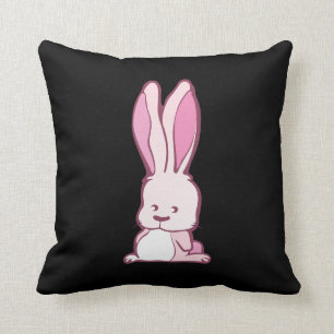 Coussin Bunny rose