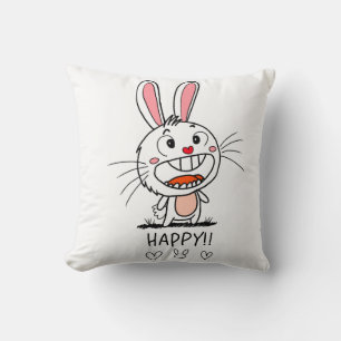 Coussin Bunny souriant