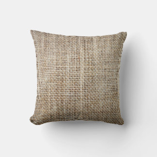 Coussin Burlap Hessian Arrière - plan Texture