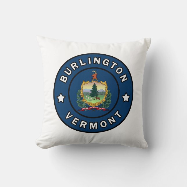 Coussin Burlington Vermont (Recto)