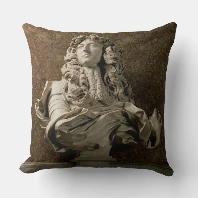 Coussin Buste de portrait de Louis XIV (1638-1715), 1665, (Recto)