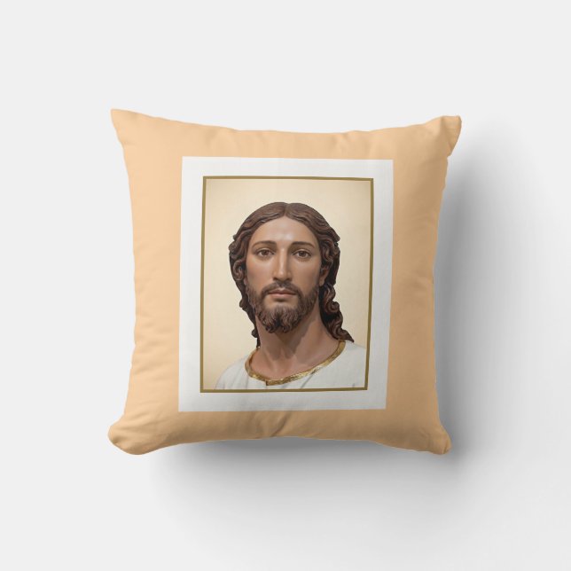 Coussin BUSTE DU CHRIST SAUVEUR par MICHELANGELO 2026 (Recto)