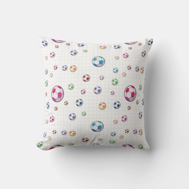 Coussin But Motif de football (Recto)