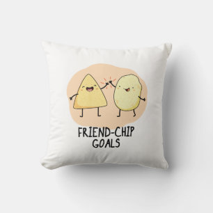 Coussin Buts de chip ami amusant chip Pun