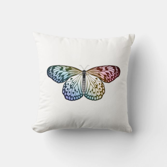 Coussin Butterfly Rainbow (Recto)