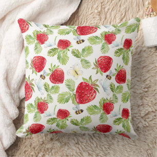 Coussin Buzz aux fraises 20x20 Pilote