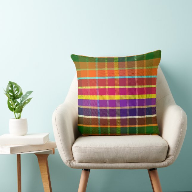 Coussin Buzzing Plaid SF (Chaise)