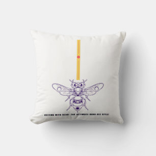 Coussin Buzzing with Gear : Robo-Bee Style!