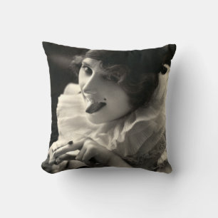 Coussin C. 1910 Tante de femme jolie