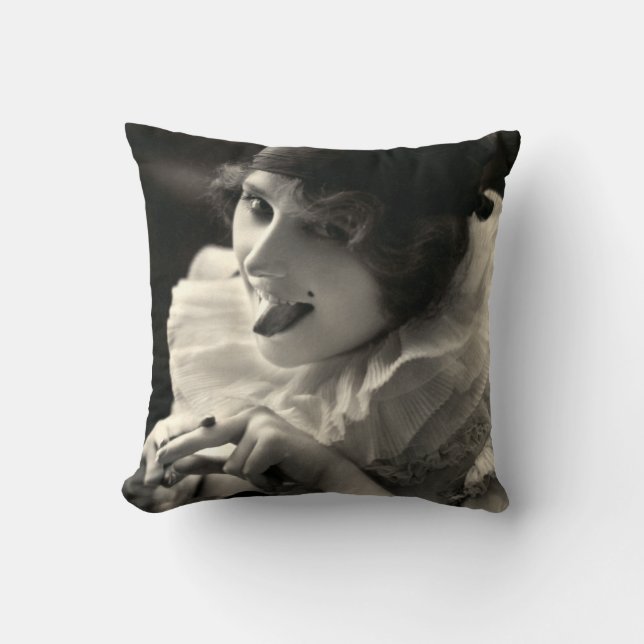 Coussin C. 1910 Tante de femme jolie (Recto)