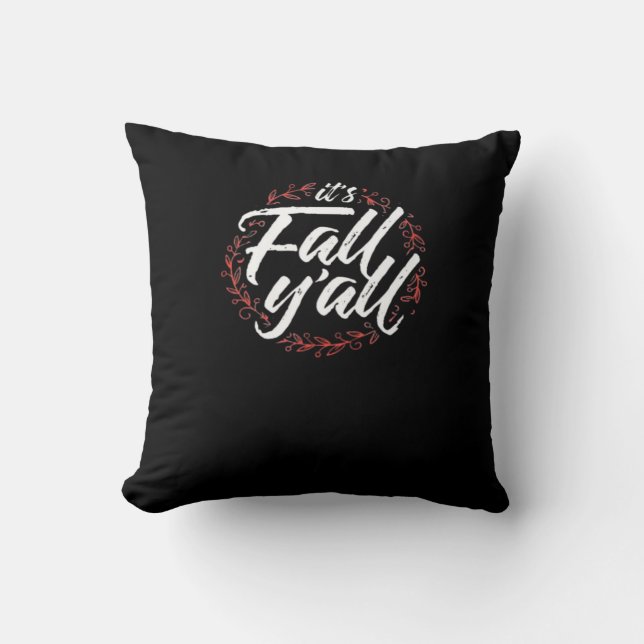 Coussin C’est automne Y’all Automne Design Créatif Décontr (Recto)