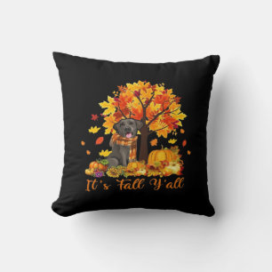 Coussin C’est automne Y’all Halloween Thanksgiving Retro G