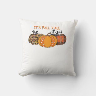Coussin C’est l’automne Y’all Citrouille Thanksgiving