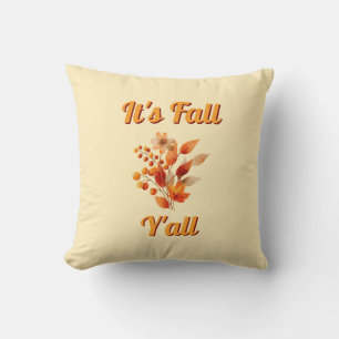 Coussin C’est l’automne Y’all - Ferme Rustique Automne Acc