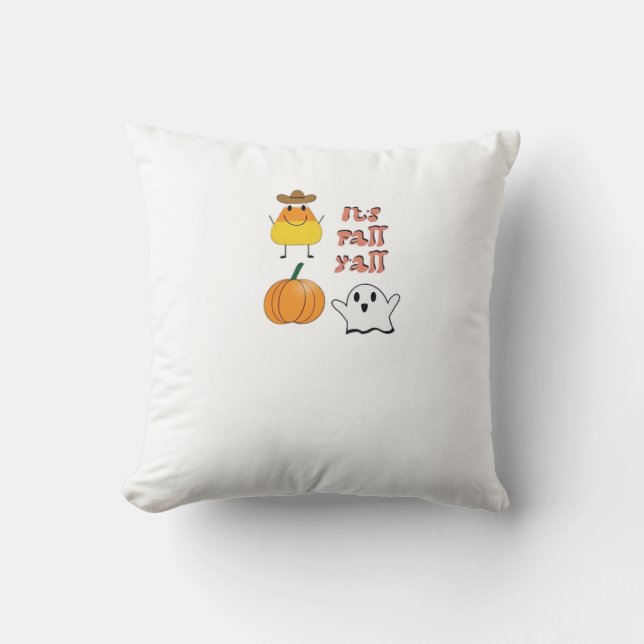 Coussin C’est l’automne Y’all Minimal Clean (Recto)