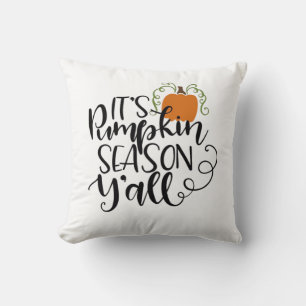 Coussin C’est la saison Citrouille Y’all